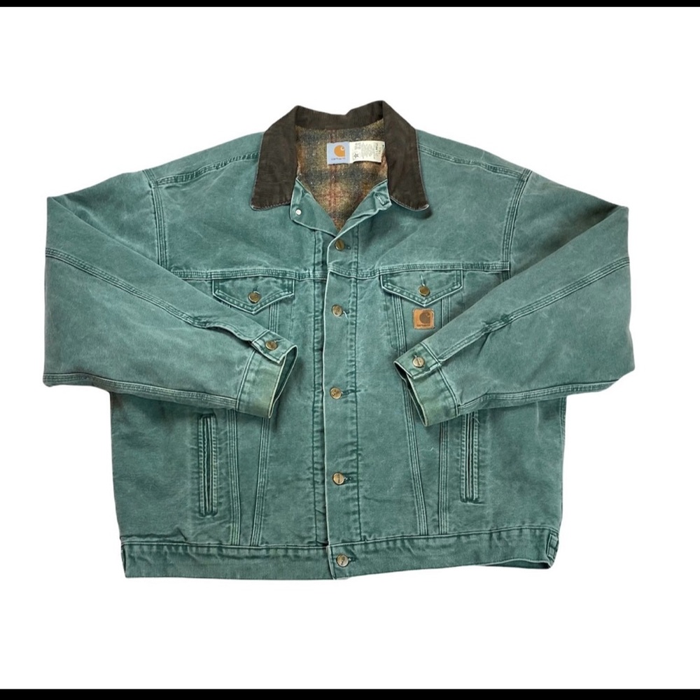 Vintage Carhartt Jacket (Light Green)
